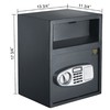 Fleming Supply Fleming Supply Digital Depository Safe, Electronic Lockbox, Keypad, Drop Box Door, 0.95 Cubic Feet 897728XIR